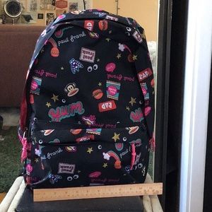 Paul Frank RAD Backpack 🌈🍔 3 compartments!